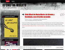 Tablet Screenshot of elchefhamuerto.com